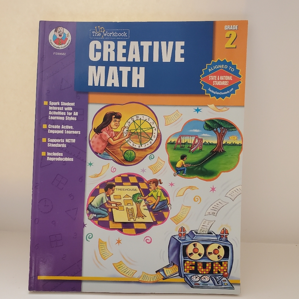Frank Schaffer Publications The Unworkbook Creative Math Workbook Grade 2